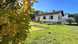             Bungalow in sonniger und ruhiger Naturlage am Stadtrand von Villach - großer Garten mit Baumbestand!
    